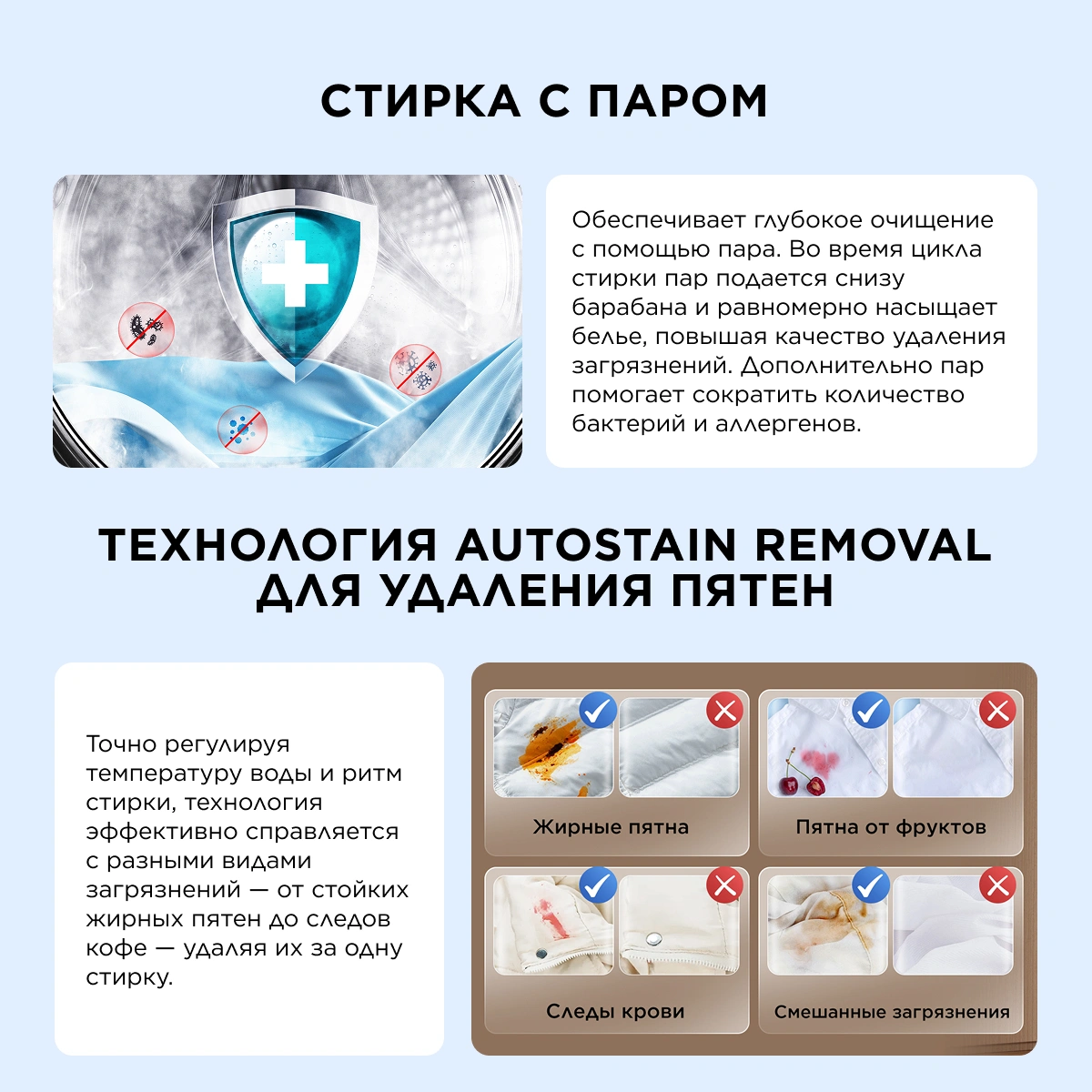 Стиральная машина TCL TWOP-6910W14W1 класс: A загр.фронтальная макс.:10кг белый инвертор — миниатюра 14