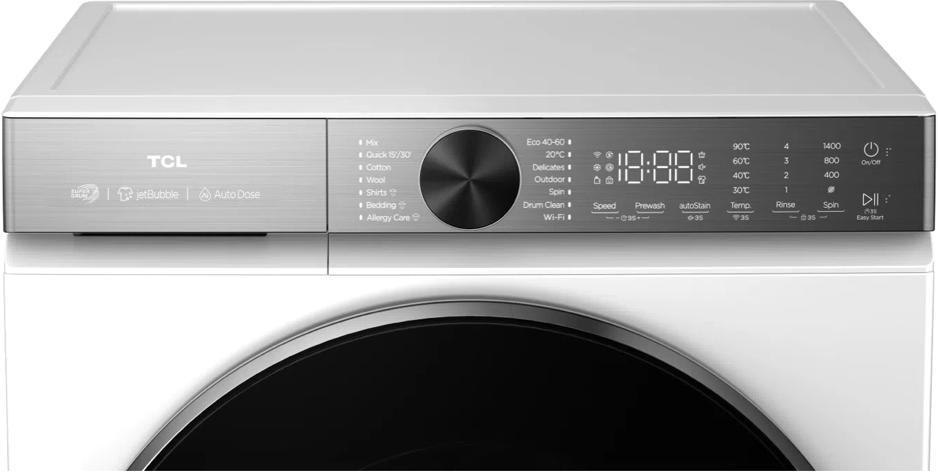 Стиральная машина TCL TWOP-6910W14W1 класс: A загр.фронтальная макс.:10кг белый инвертор — миниатюра 9
