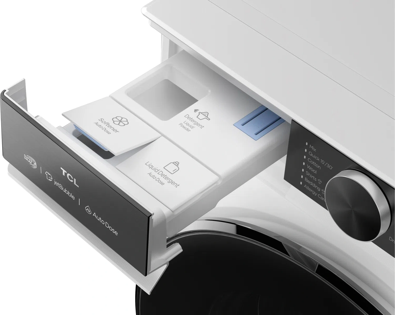 Стиральная машина TCL TWOP-6910W14W1 класс: A загр.фронтальная макс.:10кг белый инвертор — миниатюра 2