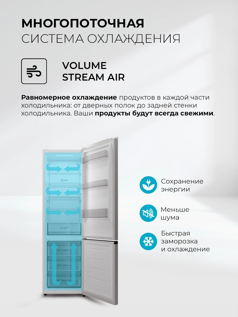 Холодильник Lex LKB400WHID 2-хкамерн. белый глянц. инвертер — миниатюра 9
