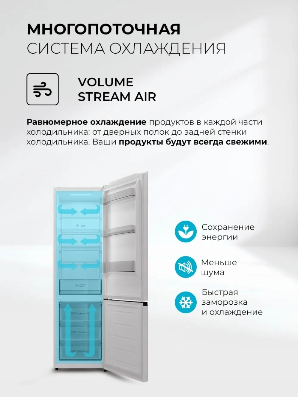Холодильник Lex LKB400WHGID 2-хкамерн. белый глянц. инвертер — миниатюра 10