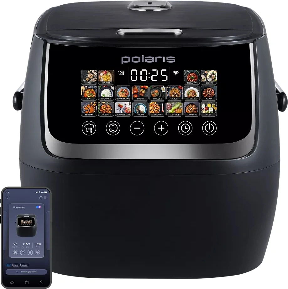 Мультиварка Polaris IQ Home PMC 0515 5л 1050Вт черный — фото 1