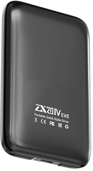 Накопитель SSD Netac USB3.2 Gen2x2 2TB NT01ZX20IVEVO-002T-32BK ZX20 IV EVO черный — миниатюра 2