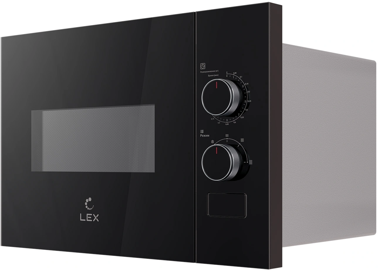 Микроволновая печь Lex BIMO 15.01N BBL 15л. 600Вт черный (встраиваемая) — миниатюра 2