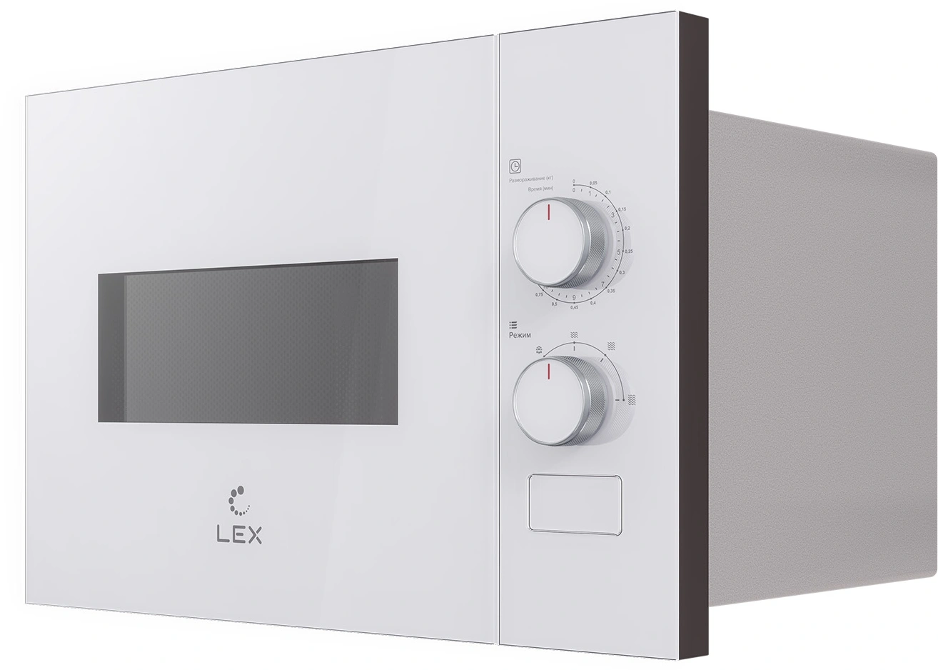 Микроволновая печь Lex BIMO 15.01N WH 15л. 600Вт белый (встраиваемая) — миниатюра 2