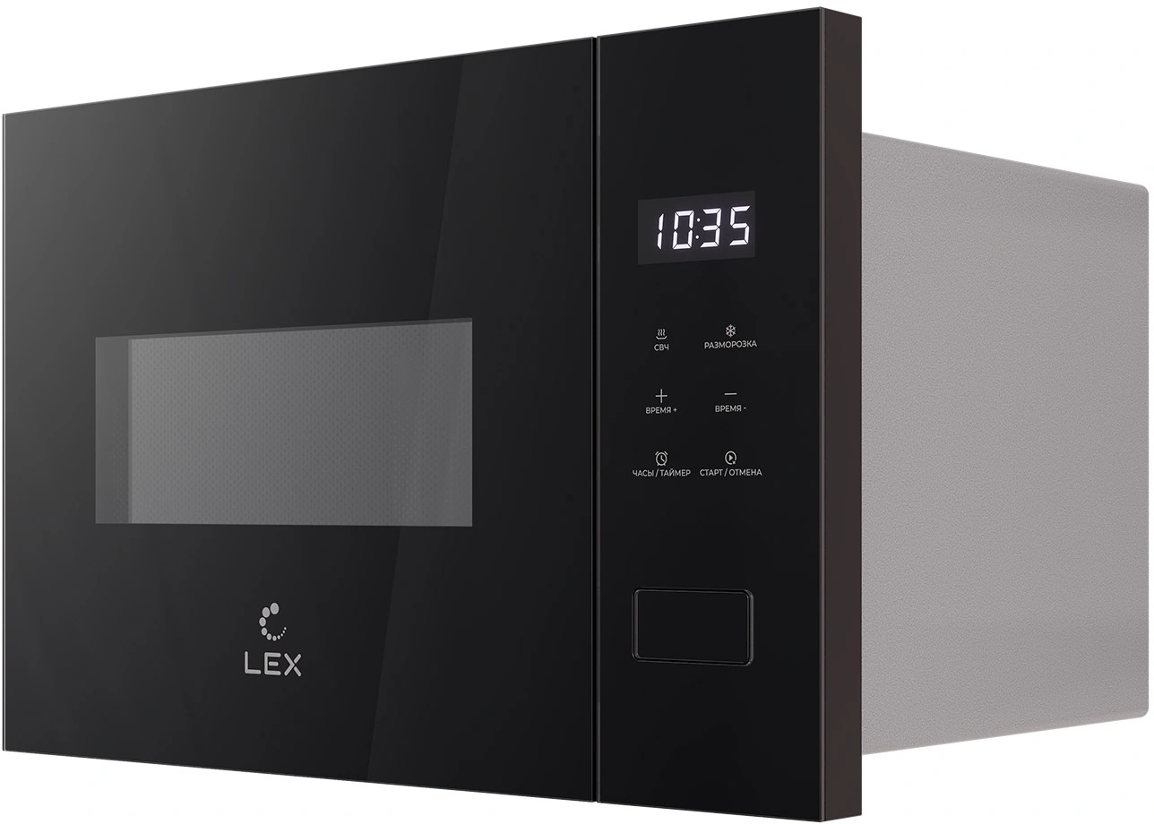 Микроволновая печь Lex BIMO 15.02N BBL 15л. 600Вт черный (встраиваемая) — миниатюра 2