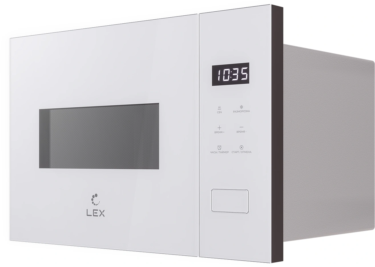 Микроволновая печь Lex BIMO 15.02N WH 15л. 600Вт белый (встраиваемая) — миниатюра 2