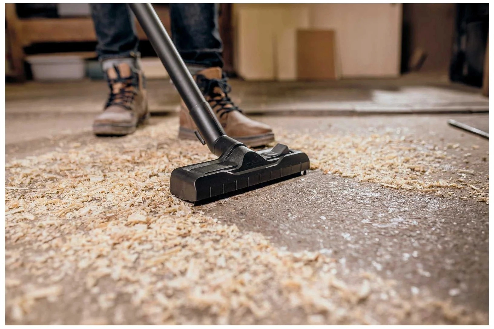 Строительный пылесос Karcher WD 5 P S V-25/5/22 1100Вт (уборка: сухая/сбор воды/выдув) желтый — миниатюра 3