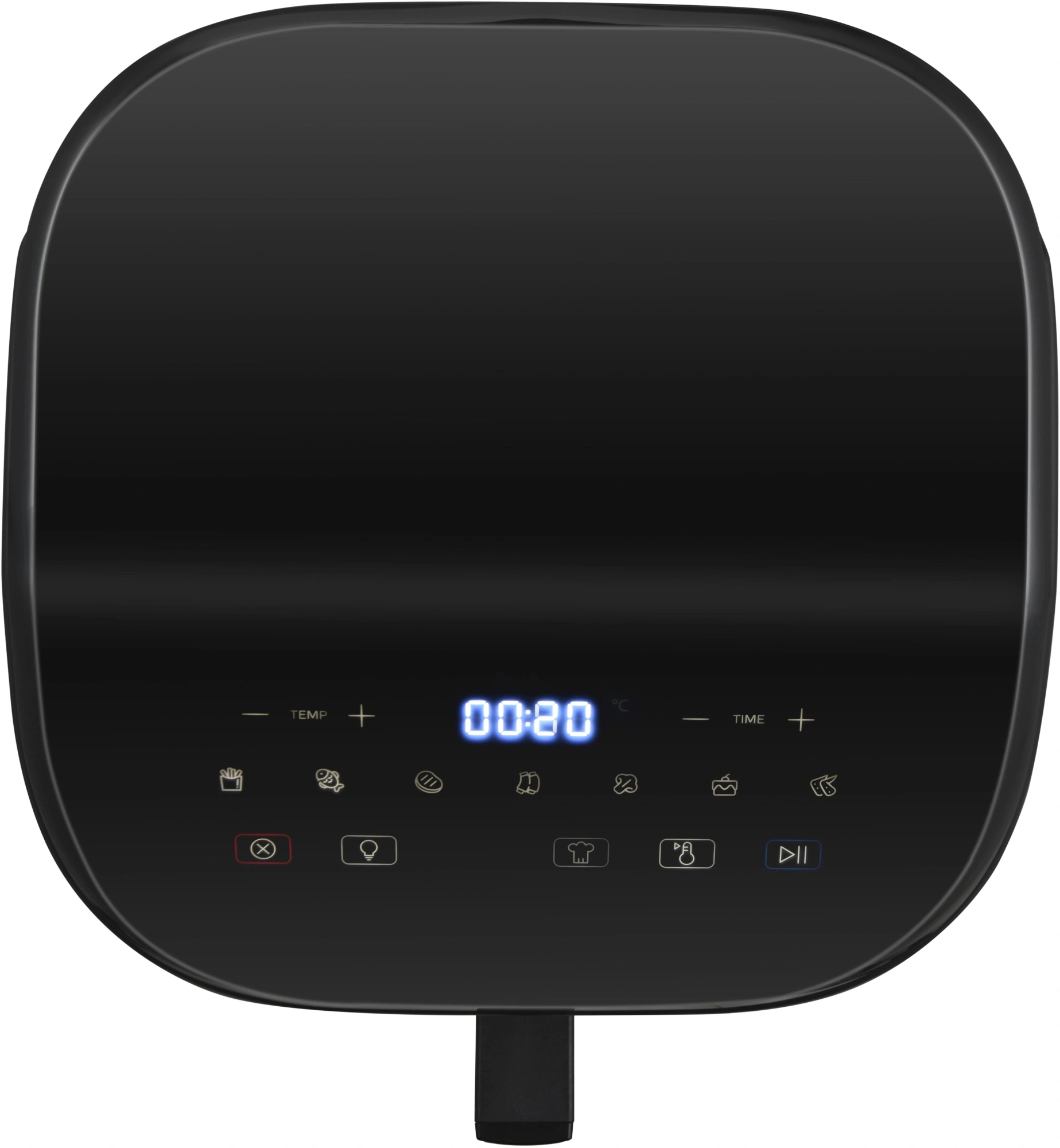 Аэрогриль Midea MAF-CY55WK 5.5л 2250Вт черный/серебристый — миниатюра 3