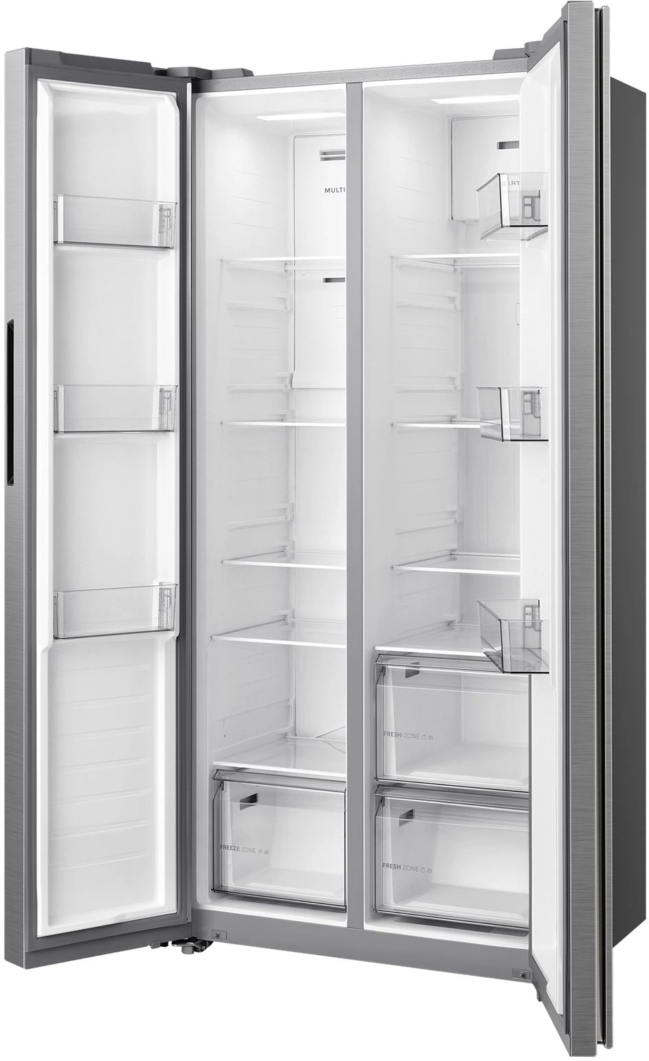 Холодильник Midea MDRS620FGF46 2-хкамерн. нержавеющая сталь инвертер — миниатюра 6