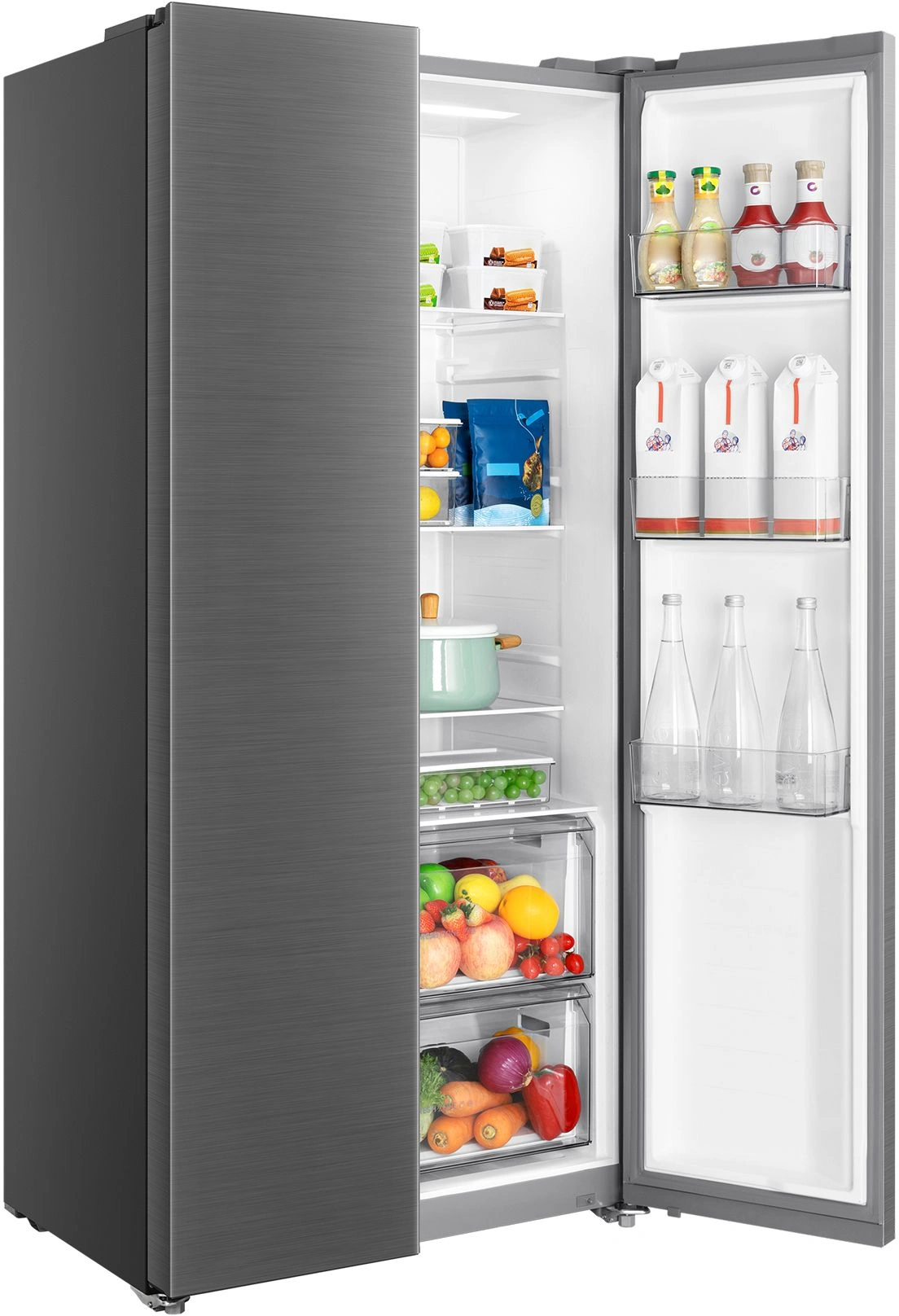Холодильник Midea MDRS620FGF46 2-хкамерн. нержавеющая сталь инвертер — миниатюра 9