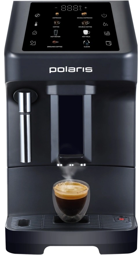 Кофемашина Polaris PACM 2048SW 1450Вт черный — фото 1