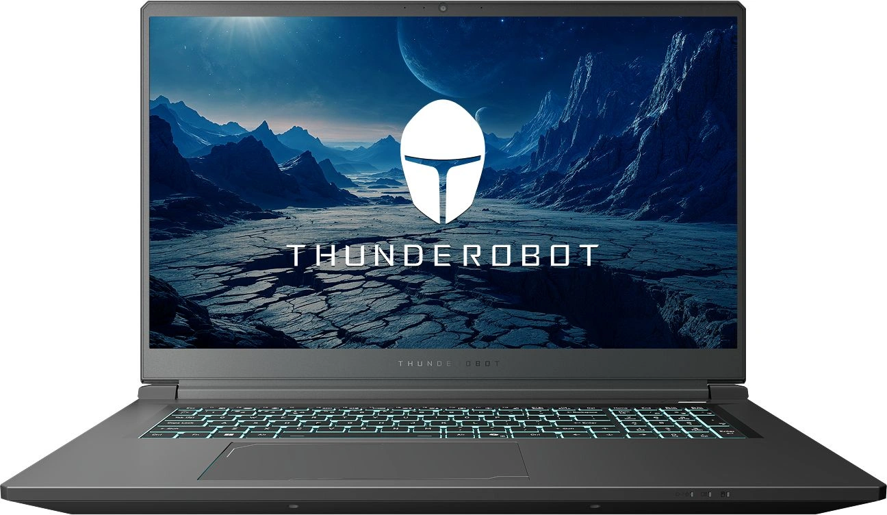 Ноутбук Thunderobot Range 17 G2A Evo Ryzen 7 H255 16Gb SSD1Tb NVIDIA GeForce RTX5050 8Gb 17.3" IPS FHD (1920x1080) Windows 11 Pro black WiFi BT Cam (JT009U00QRU) — фото 1