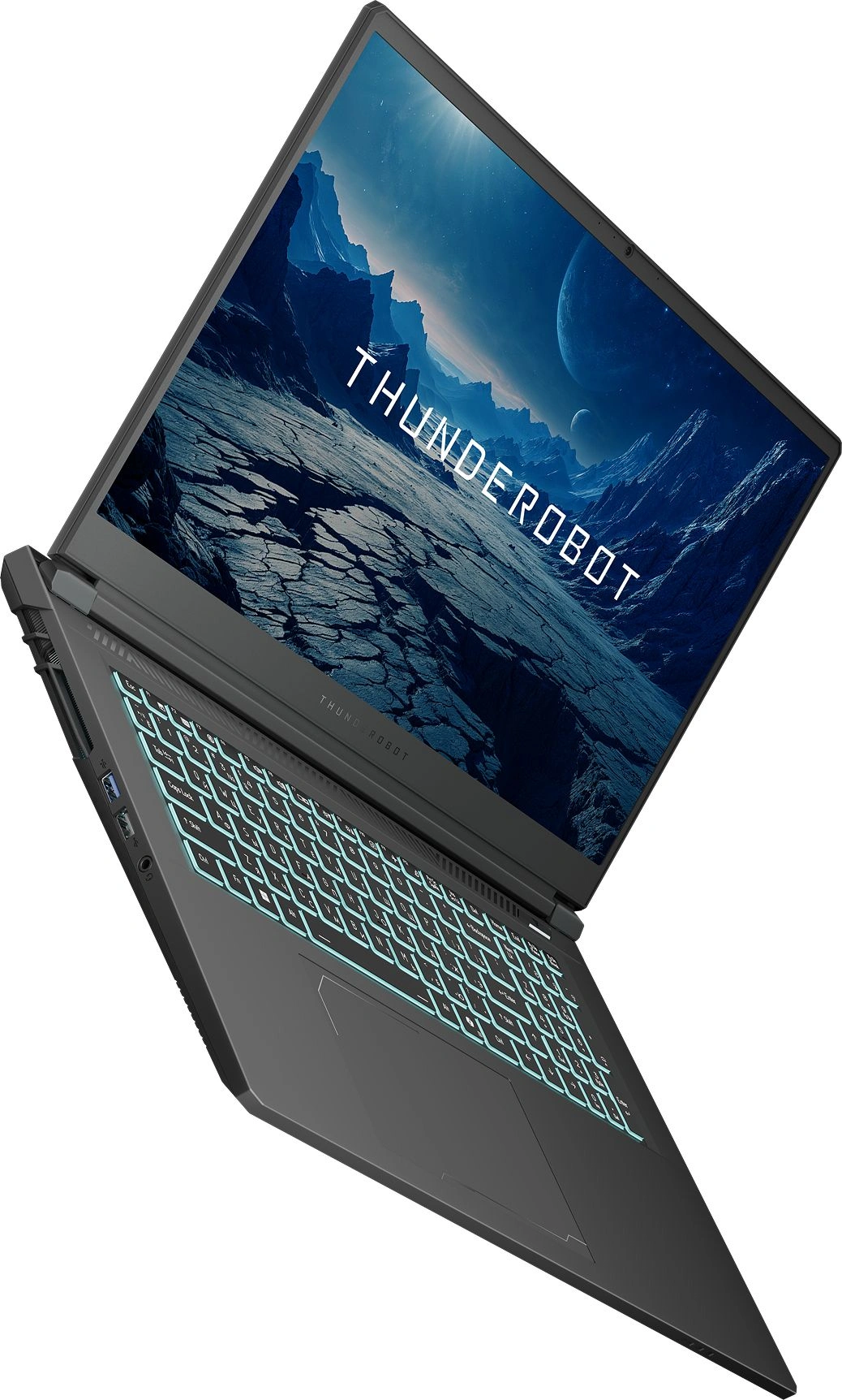 Ноутбук Thunderobot Range 17 G2A Evo Ryzen 7 H255 16Gb SSD1Tb NVIDIA GeForce RTX5050 8Gb 17.3" IPS FHD (1920x1080) Windows 11 Pro black WiFi BT Cam (JT009U00QRU) — миниатюра 8