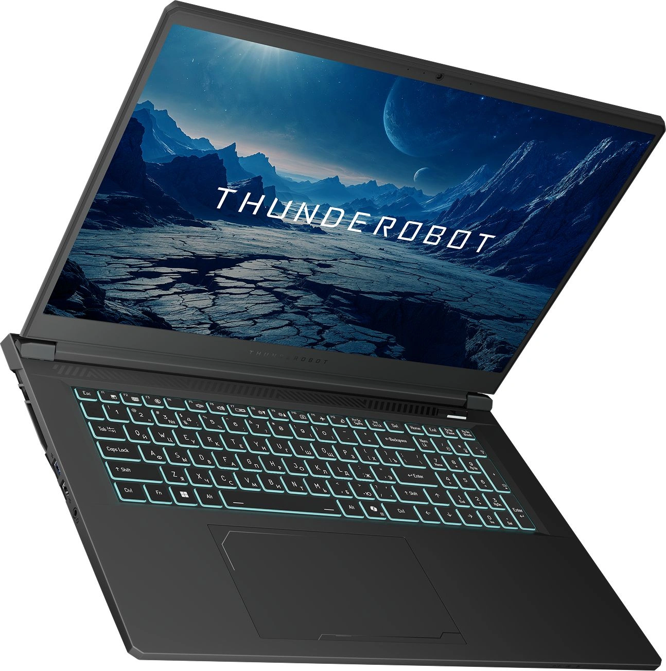 Ноутбук Thunderobot Range 17 G2A Evo Ryzen 7 H255 16Gb SSD1Tb NVIDIA GeForce RTX5050 8Gb 17.3" IPS FHD (1920x1080) Windows 11 Pro black WiFi BT Cam (JT009U00QRU) — миниатюра 5