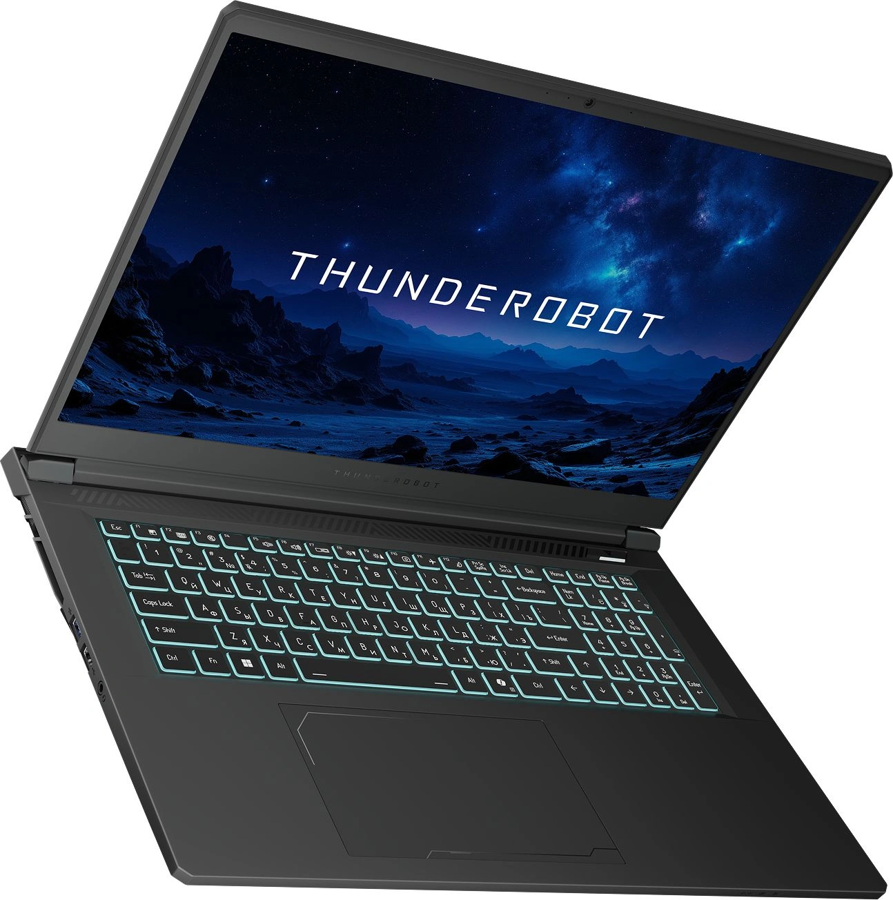 Ноутбук Thunderobot Range 17 G2A Pro 2K Ryzen 7 H255 32Gb SSD1Tb NVIDIA GeForce RTX 5060 8Gb 17.3" IPS QHD (2560x1440) Windows 11 Pro black WiFi BT Cam (JT009X00QRU) — миниатюра 5