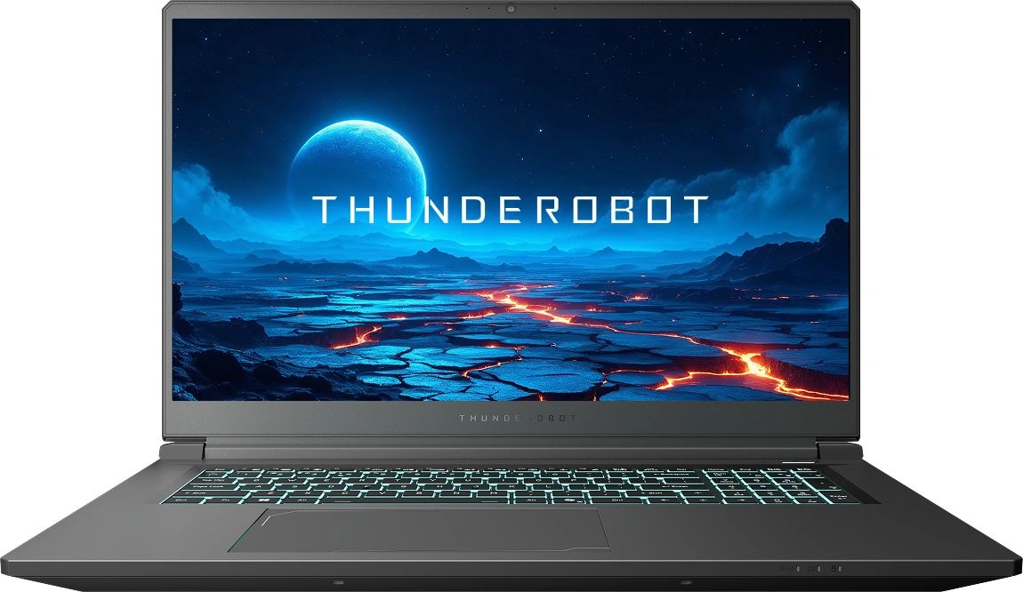 Ноутбук Thunderobot Range 17 G2 Max Core i7 13620H 32Gb SSD1Tb NVIDIA GeForce RTX 5070 8Gb 17.3" IPS QHD (2560x1440) FreeDOS black WiFi BT Cam (JT009B00KRU) — миниатюра 2