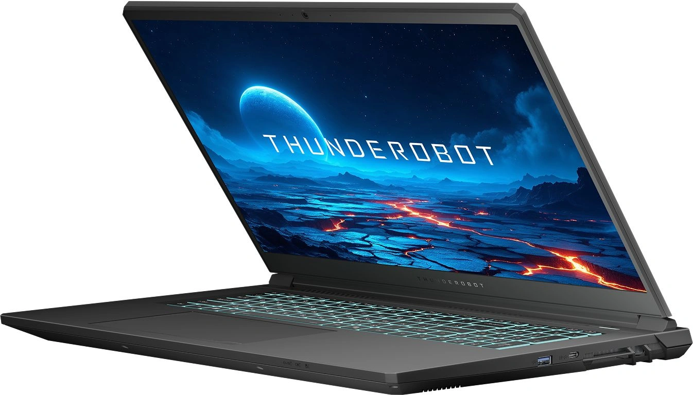 Ноутбук Thunderobot Range 17 G2 Max Core i7 13620H 32Gb SSD1Tb NVIDIA GeForce RTX 5070 8Gb 17.3" IPS QHD (2560x1440) FreeDOS black WiFi BT Cam (JT009B00KRU) — миниатюра 5