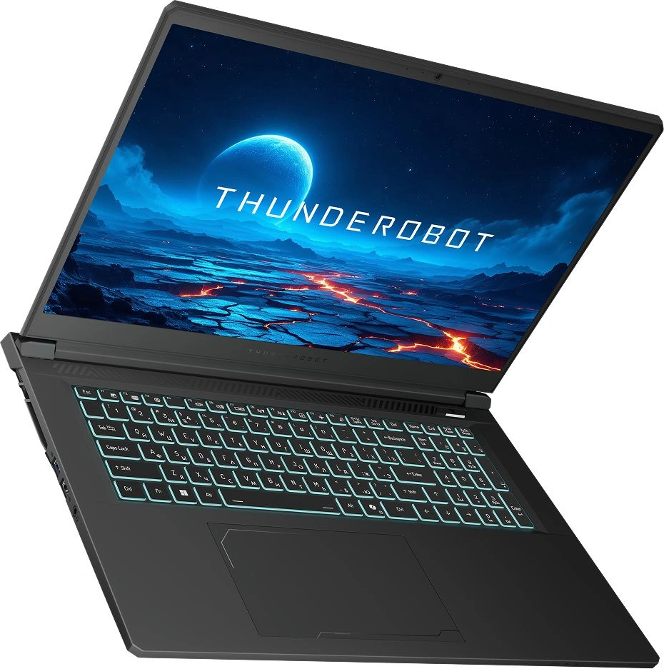 Ноутбук Thunderobot Range 17 G2 Max Core i7 13620H 32Gb SSD1Tb NVIDIA GeForce RTX 5070 8Gb 17.3" IPS QHD (2560x1440) FreeDOS black WiFi BT Cam (JT009B00KRU) — миниатюра 6