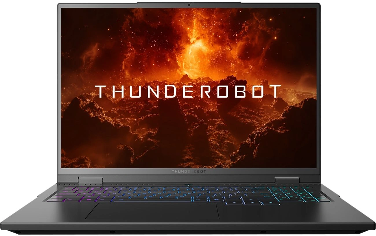 Ноутбук Thunderobot Zero 16 Ultra Core Ultra 7 255HX 32Gb SSD1Tb NVIDIA GeForce RTX5080 16Gb 16" IPS QHD (2560x1600) Windows 11 Pro black WiFi BT Cam (JT009Z00HRU) — миниатюра 2