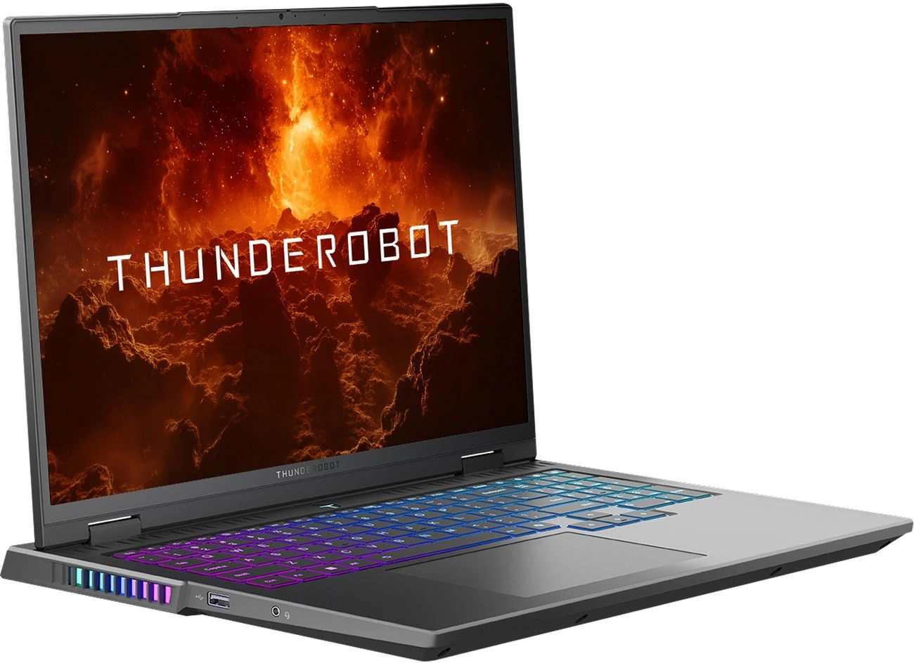 Ноутбук Thunderobot Zero 16 Ultra Core Ultra 7 255HX 32Gb SSD1Tb NVIDIA GeForce RTX5080 16Gb 16" IPS QHD (2560x1600) Windows 11 Pro black WiFi BT Cam (JT009Z00HRU) — миниатюра 3
