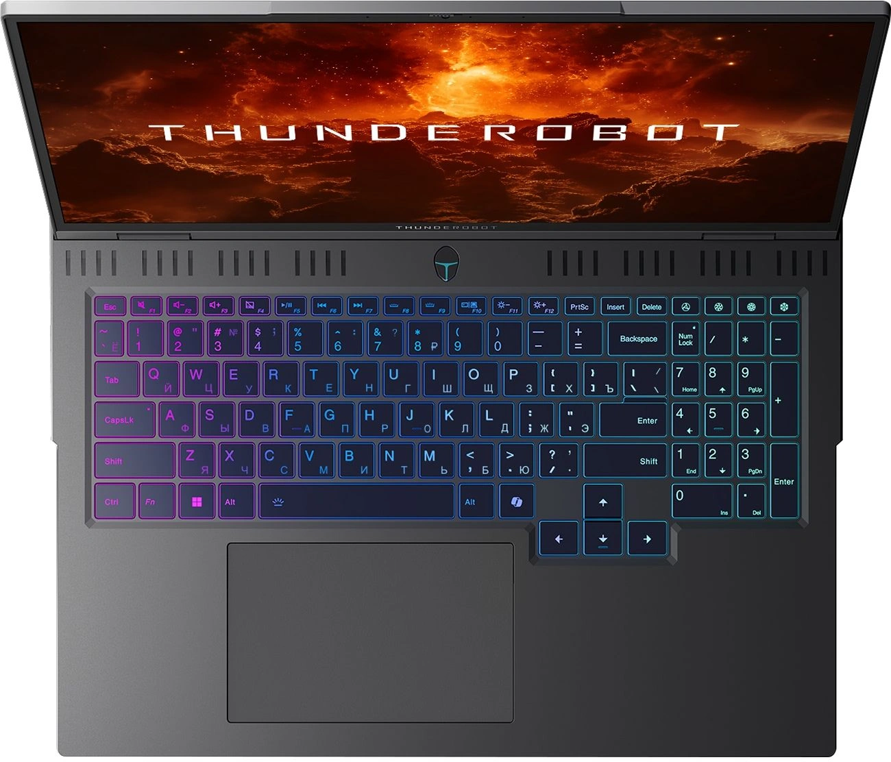 Ноутбук Thunderobot Zero 16 Ultra Core Ultra 7 255HX 32Gb SSD1Tb NVIDIA GeForce RTX5080 16Gb 16" IPS QHD (2560x1600) Windows 11 Pro black WiFi BT Cam (JT009Z00HRU) — миниатюра 5