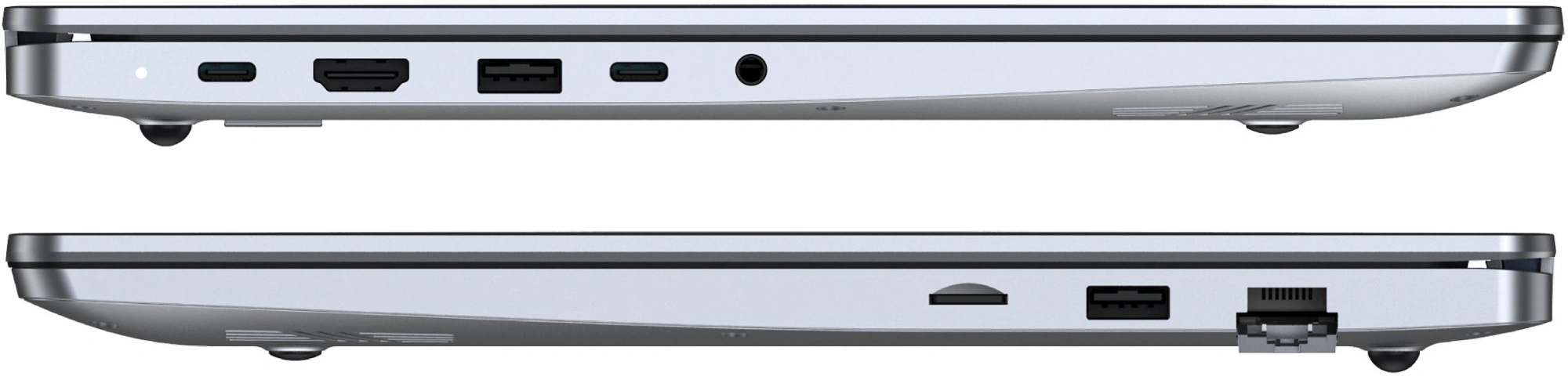 Ноутбук Tecno MegaBook K15SFA Ryzen 5 7535HS 8Gb SSD512Gb AMD Radeon 660M 15.6" IPS FHD (1920x1080) Windows 11 Home silver WiFi BT Cam 6060mAh (71005000541) — миниатюра 9