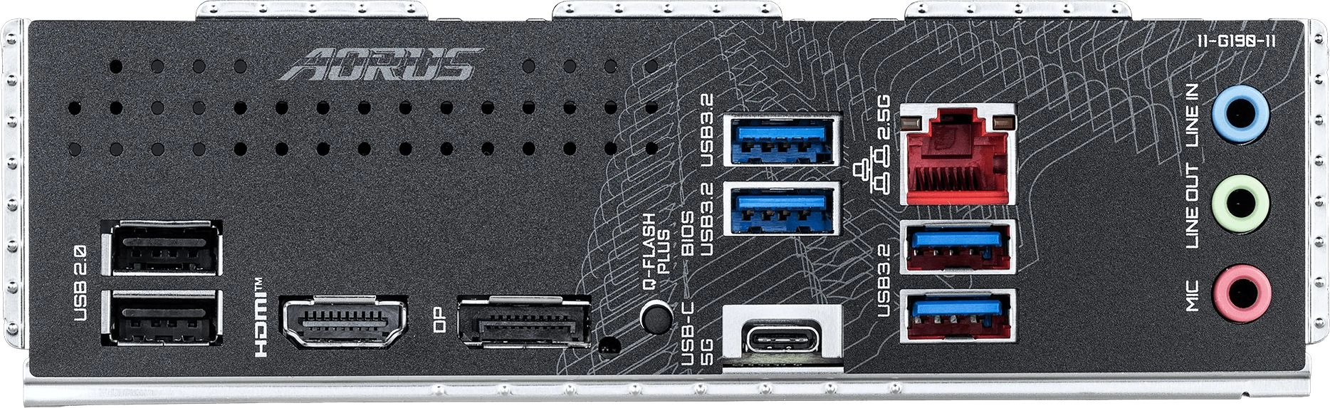 Материнская плата Gigabyte B550M X A ELITE Soc-AM4 AMD B550 4xDDR4 mATX AC`97 8ch(7.1) 2.5Gg RAID+HDMI+DP — миниатюра 5