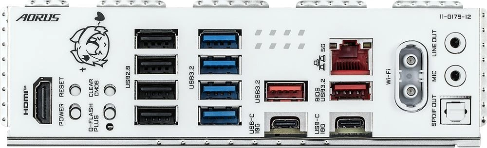 Материнская плата Gigabyte B850 A ELITE-P ICE Socket AM5 AMD B850 4xDDR5 ATX AC`97 8ch(7.1) 5Gigabit RAID+HDMI — миниатюра 5