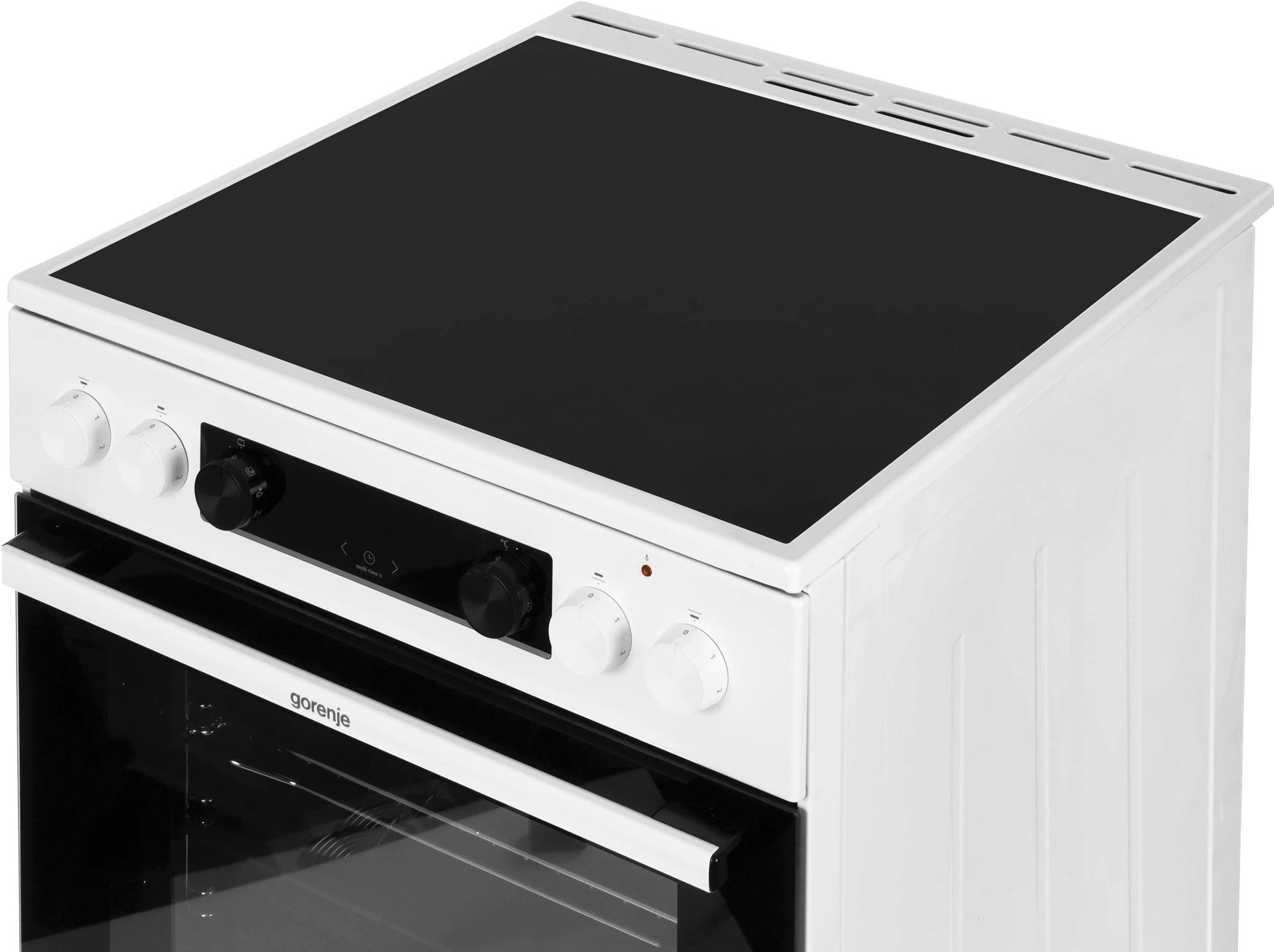 Плита Электрическая Gorenje GEC6C40WG белый стеклокерамика (без крышки) — миниатюра 8