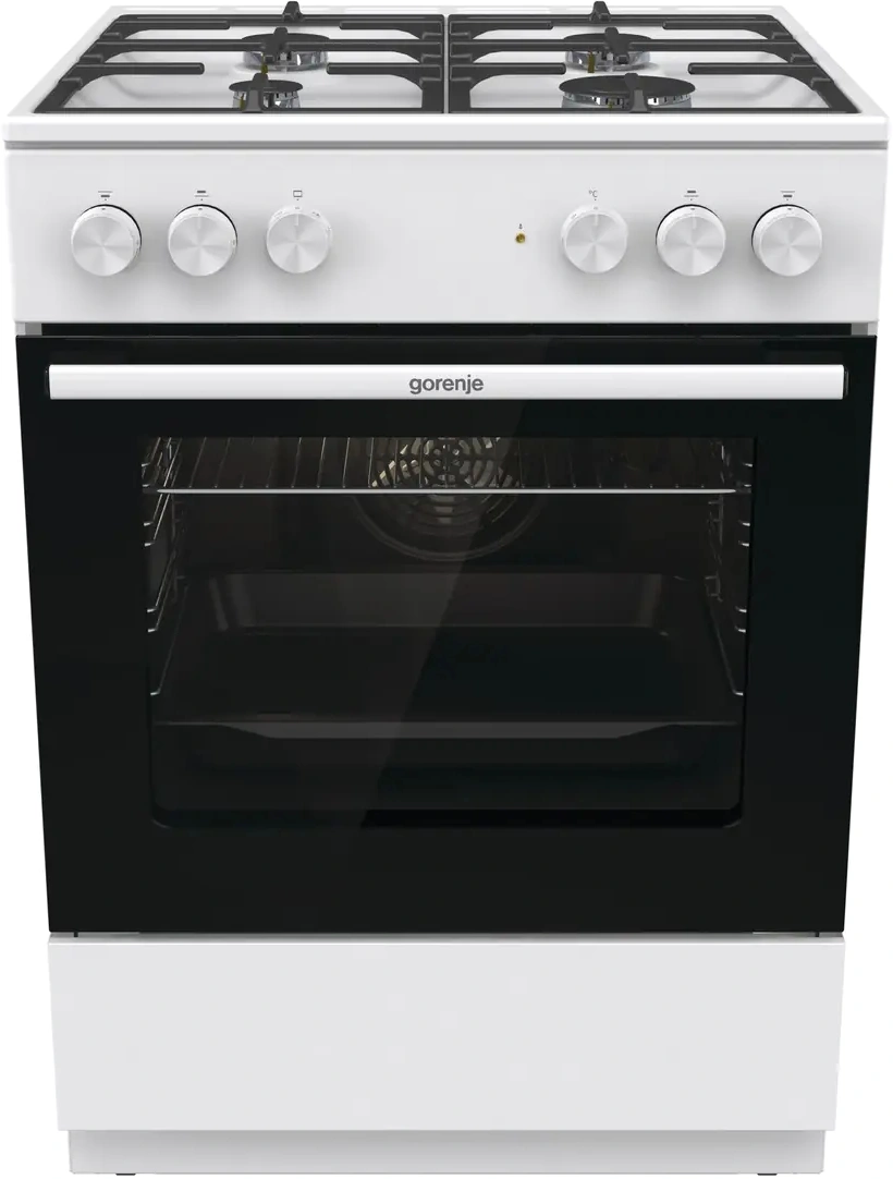 Плита Комбинированная Gorenje GK6A40WFFM белый (без крышки) реш.чугун — фото 1