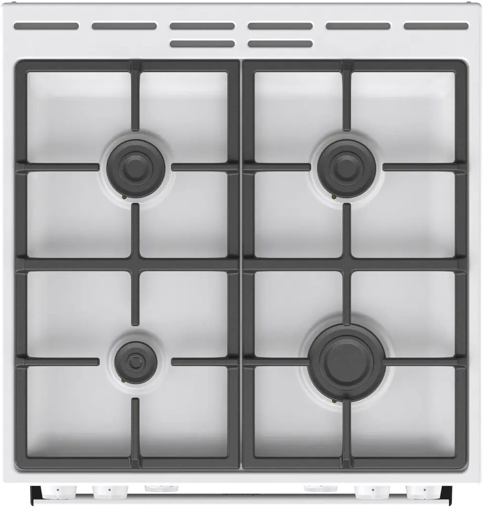 Плита Комбинированная Gorenje GK6A40WFFM белый (без крышки) реш.чугун — миниатюра 3