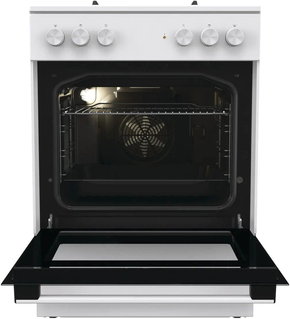 Плита Комбинированная Gorenje GK6A40WFFM белый (без крышки) реш.чугун — миниатюра 4