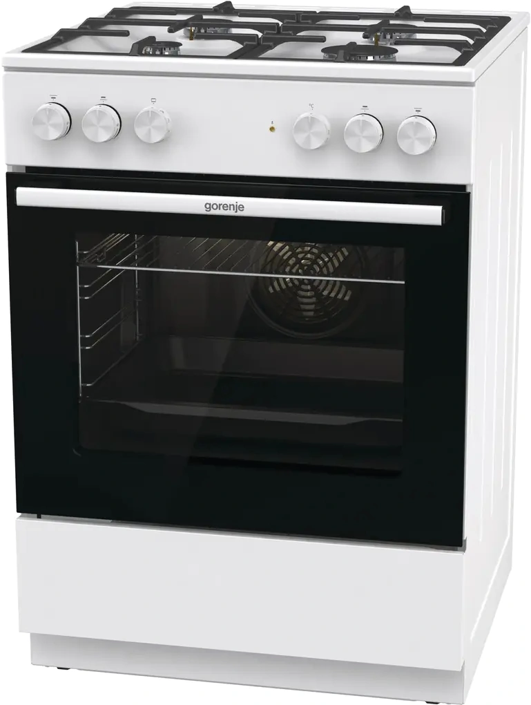 Плита Комбинированная Gorenje GK6A40WFFM белый (без крышки) реш.чугун — миниатюра 6