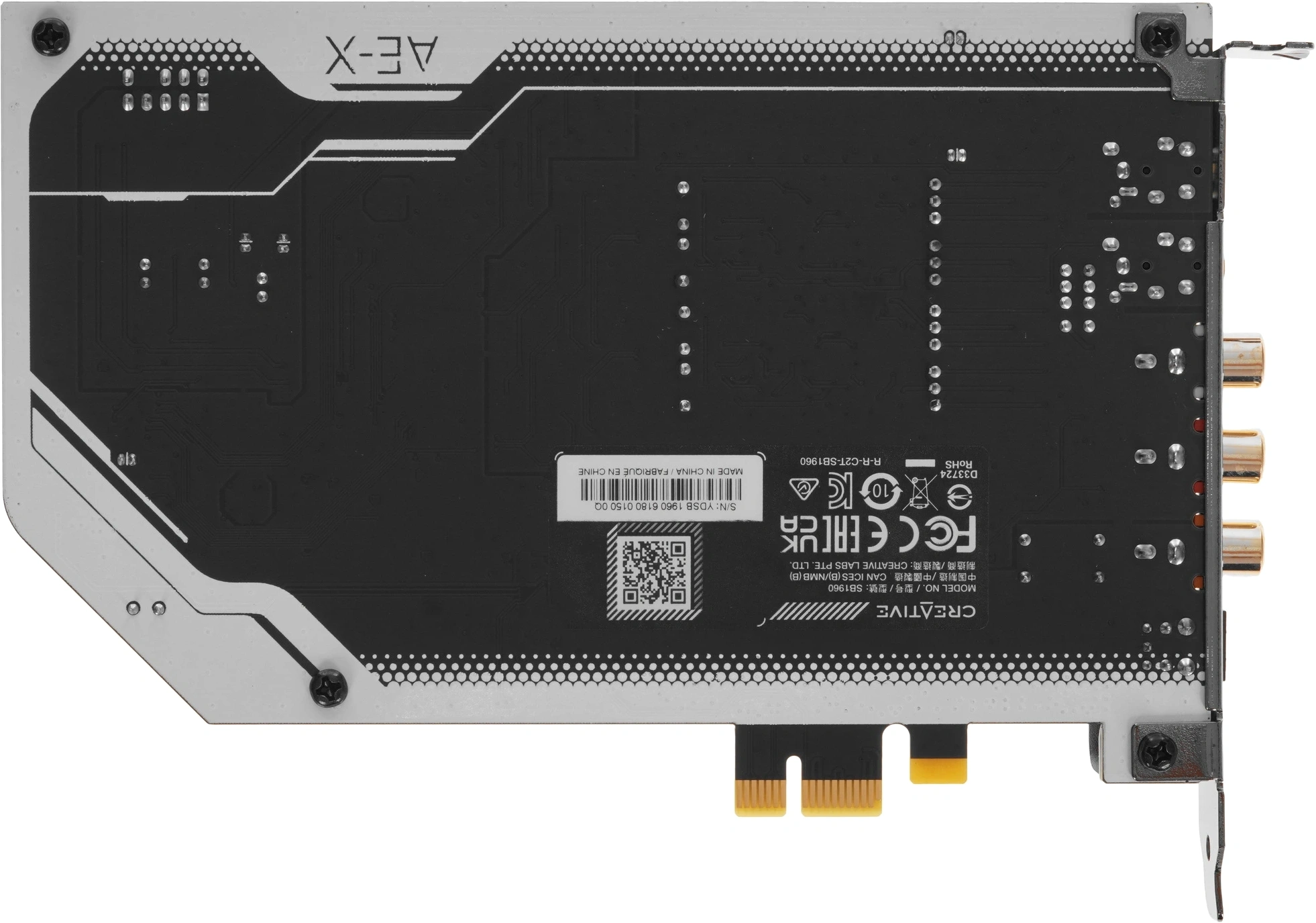 Звуковая карта Creative PCI-E Sound Blaster AE-X (ESS ES9039Q2M) 2.0 Ret — миниатюра 2