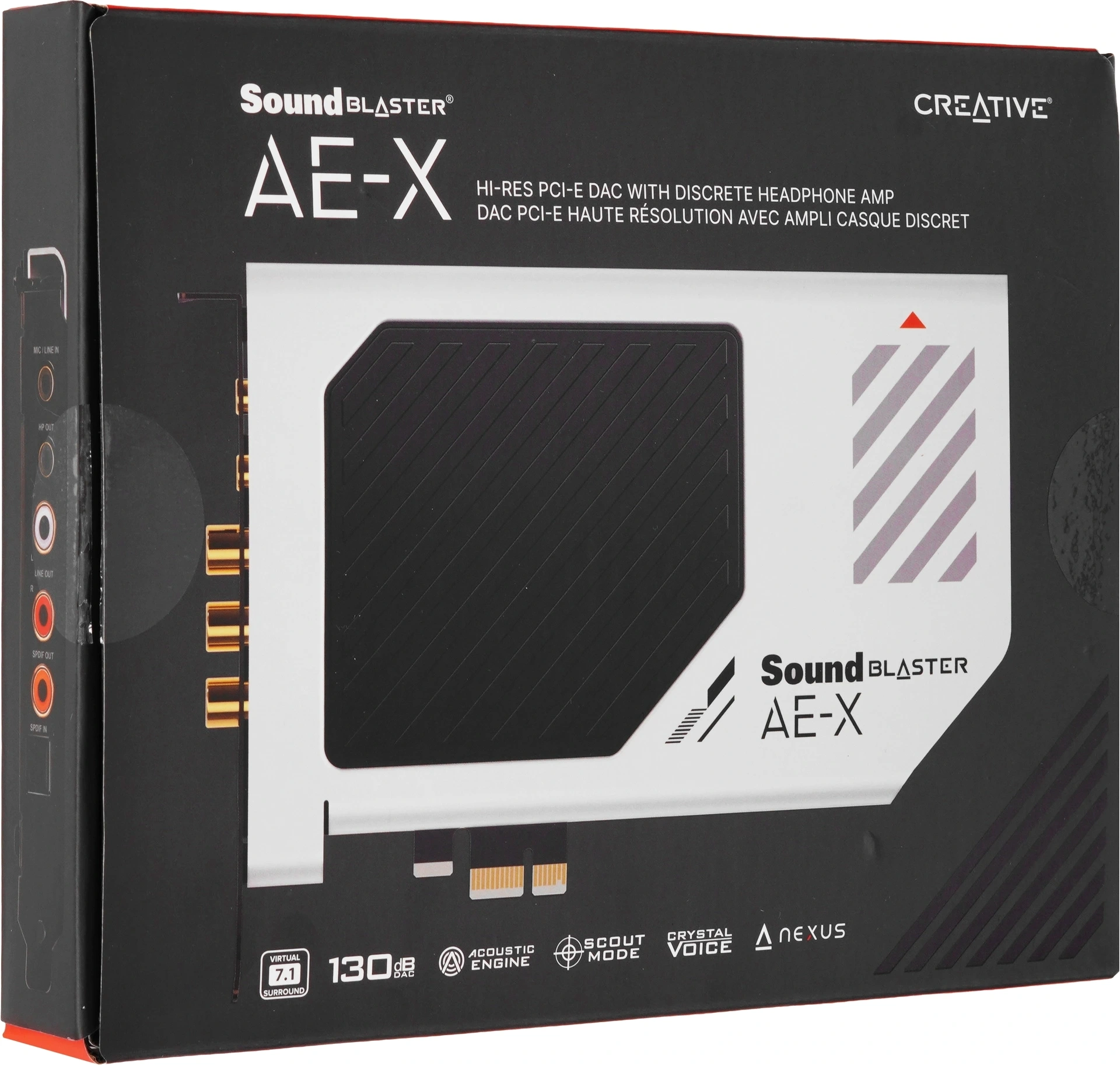 Звуковая карта Creative PCI-E Sound Blaster AE-X (ESS ES9039Q2M) 2.0 Ret — миниатюра 7