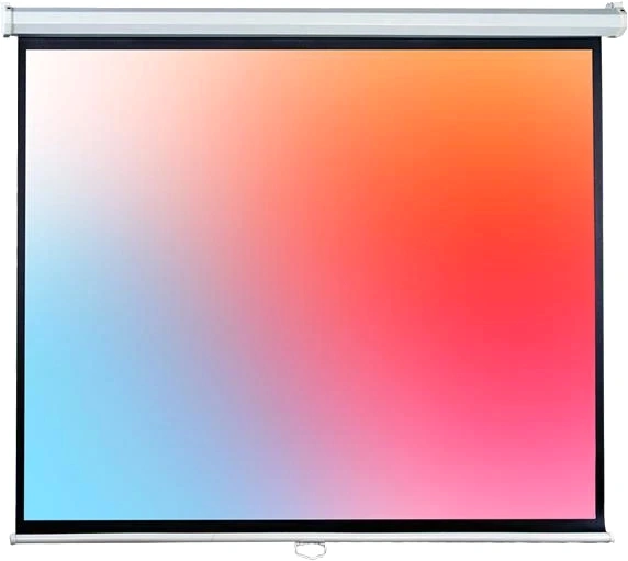 Экран Lumien 67" 120x120см Eco Picture LEP-100131 1:1 настенно-потолочный рулонный белый — миниатюра 3