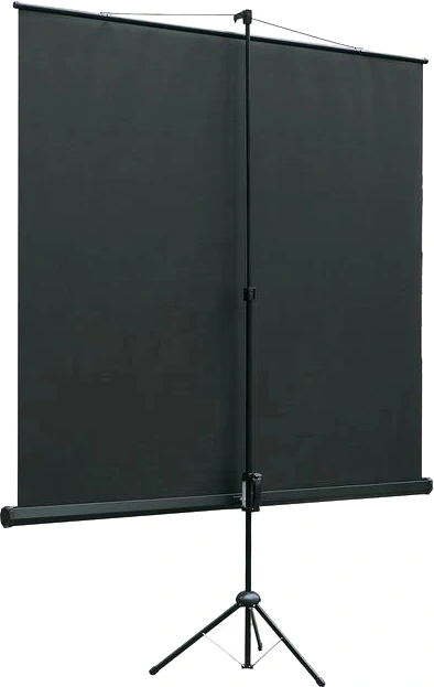 Экран на треноге Lumien 67" 120x120см Eco View LEV-100116 1:1 напольный рулонный черный — миниатюра 2
