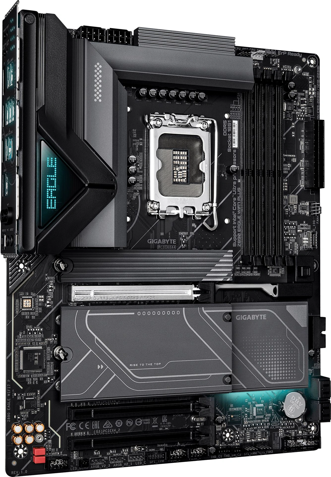 Материнская плата Gigabyte Z890 EAGLE WIFI7 PLUS Soc-1851 Intel Z890 ATX AC`97 8ch(7.1) 2.5Gg RAID+DP — миниатюра 4