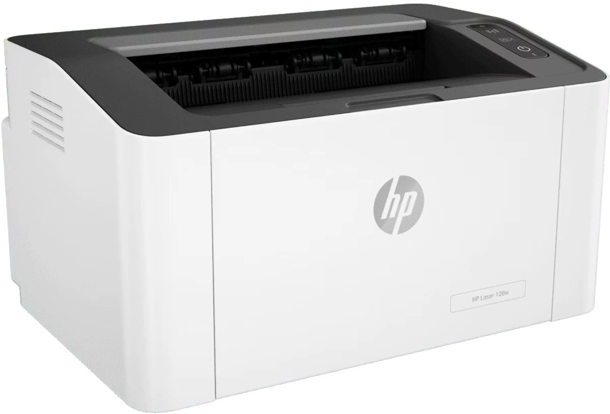 Принтер лазерный HP Laser M108w (4ZB80A) A4 WiFi белый — миниатюра 2