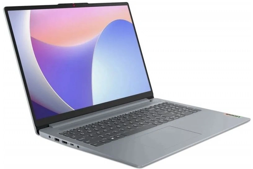 Ноутбук Lenovo IdeaPad Slim 3 15IRU8 Core i3 1315U 8Gb SSD256Gb Intel UHD Graphics 15.6" TN FHD (1920x1080) без ОС grey WiFi BT Cam (82X700BVPS) — миниатюра 3