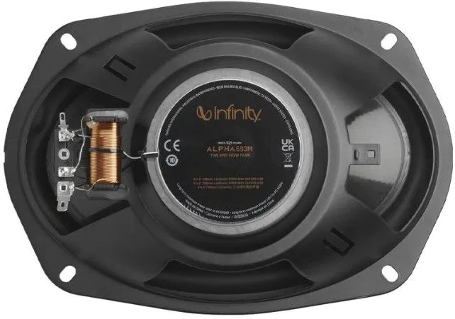 Колонки автомобильные Infinity Alpha 693M 195Вт 93дБ 3Ом 16x24см (6x9дюйм) (ком.:2кол.) коаксиальные трехполосные — миниатюра 5