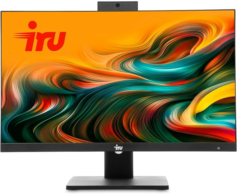 Моноблок IRU Tactio 23IP4 23.8" Full HD i3 14100 (3.5) 8Gb SSD256Gb UHDG 730 Windows 11 Pro 64 GbitEth WiFi BT 120W Cam черный 1920x1080 (RUS) — миниатюра 3