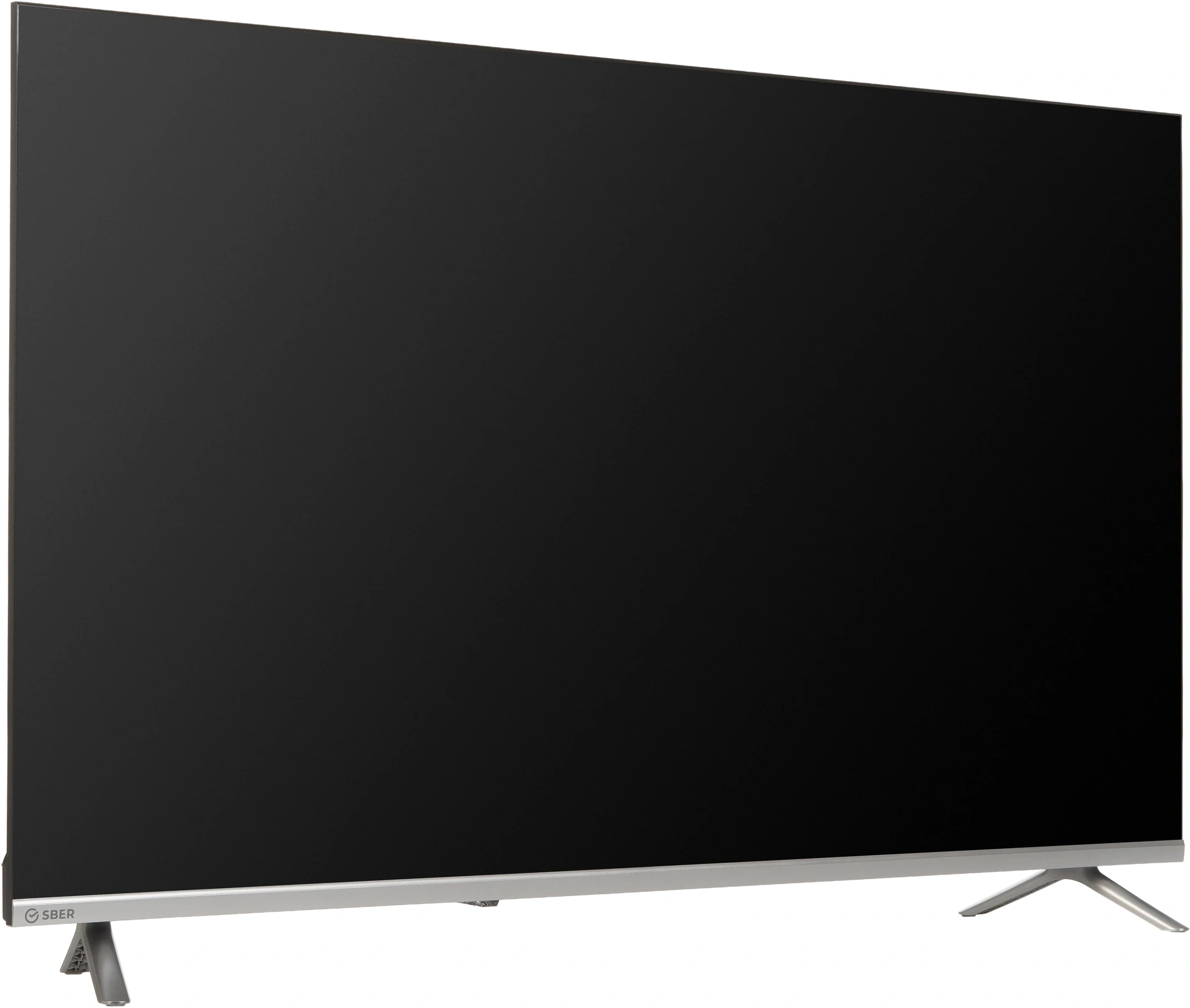 Телевизор LED Sber 43" SDX-43F3000DSA Салют ТВ Frameless серебристый FULL HD 60Hz DVB-T DVB-T2 DVB-C DVB-S DVB-S2 USB WiFi Smart TV (RUS) — миниатюра 3