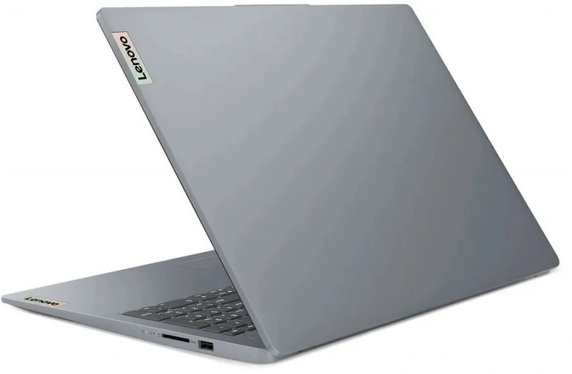 Ноутбук Lenovo IdeaPad Slim 3 15ABR8 Ryzen 7 5825U 16Gb SSD512Gb AMD Radeon Graphics 15.6" IPS FHD (1920x1080) FreeDOS grey WiFi BT Cam (82XM01B4PS) — миниатюра 6