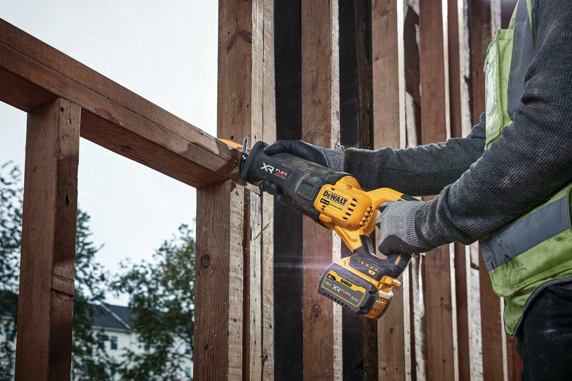 Сабельная пила DeWalt DCS386NT-XJ аккум. 3000ход/мин ДА — миниатюра 2