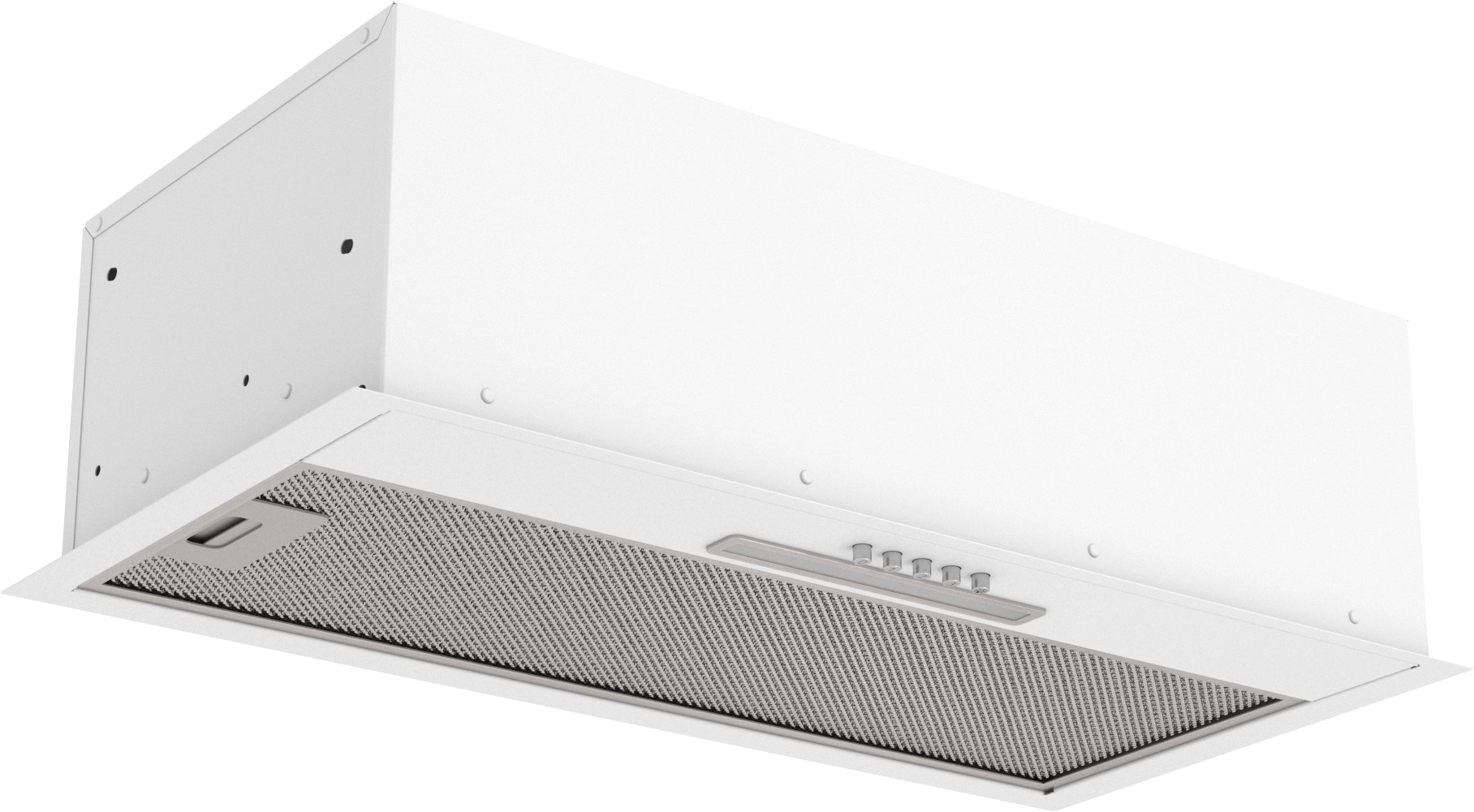 Вытяжка встраиваемая Elikor Cube Basic 60П-630-К3Д белый управление: кнопочное (1 мотор) — фото 1