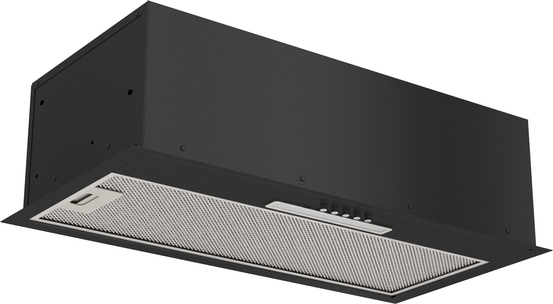 Вытяжка встраиваемая Elikor Cube Basic 60П-630-К3Д черный управление: кнопочное (1 мотор) — фото 1