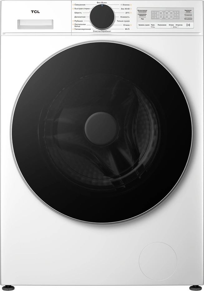 Стиральная машина TCL WD1012S35DW класс: A+++ загр.фронтальная макс.:10кг (с сушкой) белый инвертор — миниатюра 3