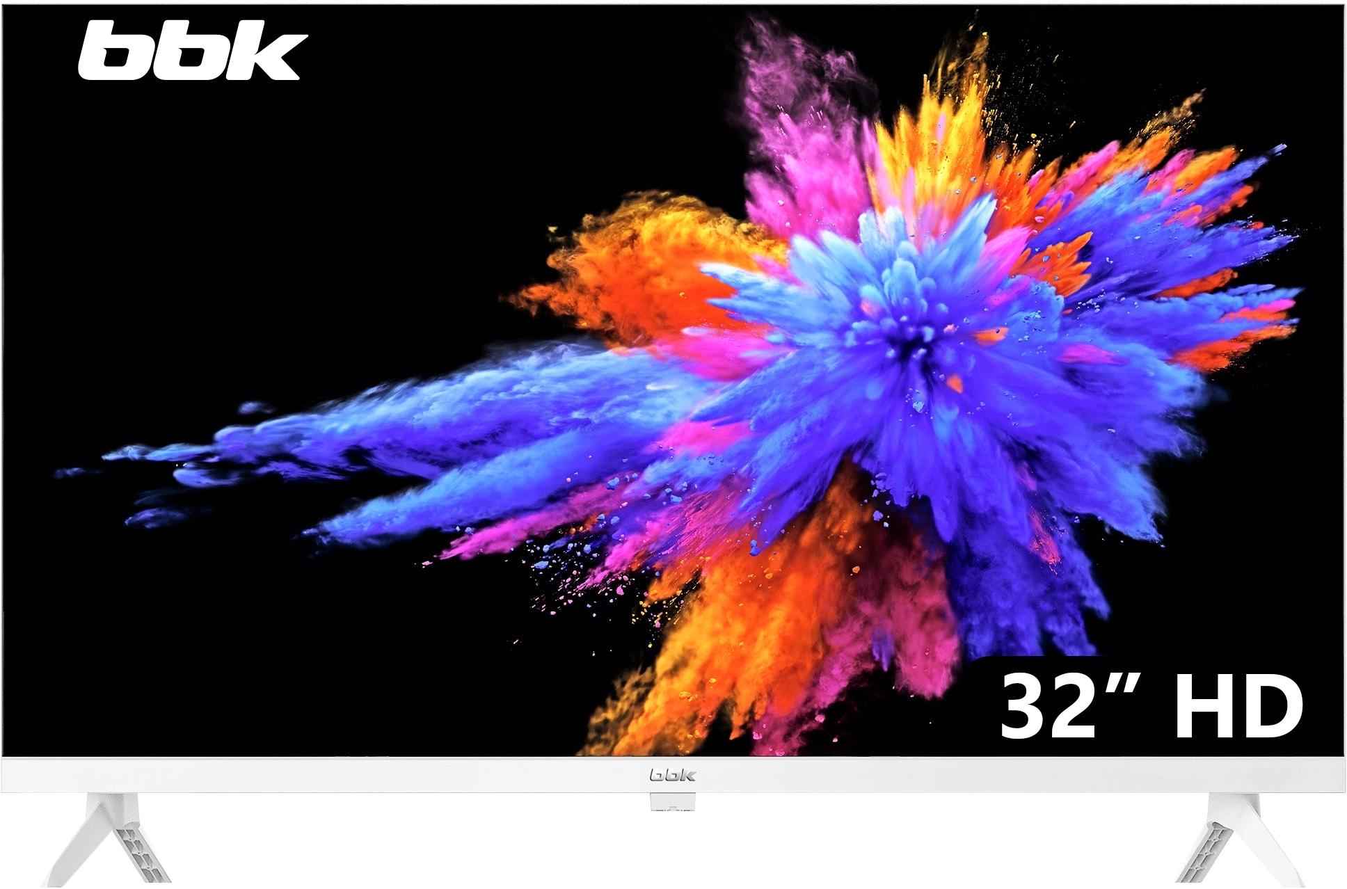 Телевизор LED BBK 31.5" 32LEM-1054/TS2C (W) белый HD 60Hz DVB-T2 DVB-C DVB-S2 USB (RUS) — фото 1